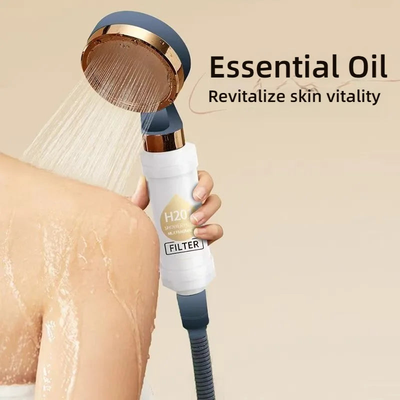 Shower Head Filter — Vitamin C Aromatherapy for Softer Skin & Hair